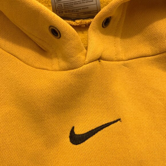 NIKE Vintage Retro Center Swoosh 2000s Pullover Hoodie - Picture 3 of 6